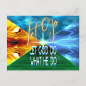 Lass Lass Gott tue, was er tut Postkarte (Vorderseite)