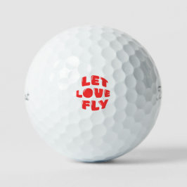 Lass Liebe fliegen | Country Club rote lustige Hoc Golfball
