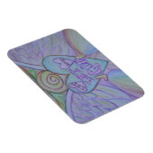 Lass Liebe, Lass Gott Rainbow Angel Magnet (Rechte Seite)