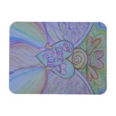 Lass Liebe, Lass Gott Rainbow Angel Magnet (Horizontal)