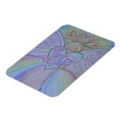 Lass Liebe, Lass Gott Rainbow Angel Magnet (Linke Seite)