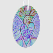 Lass Liebe, Lass Gottes Engel Ornament (Vorderseite)