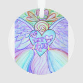 Lass Liebe, Lass Gottes Engel Ornament (Rückseite)