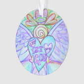 Lass Liebe, Lass Gottes Engel Ornament (Vorderseite)