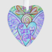 Lass Liebe, Lass Gottes Engel Ornament (Vorderseite)