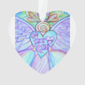 Lass Liebe, Lass Gottes Engel Ornament (Rückseite)