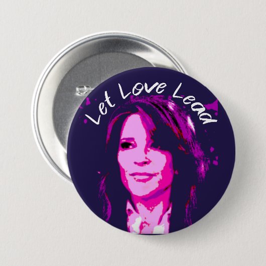 Lass Liebe Lead - Marianne Williamson Button (Vorne & Hinten)