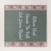 Lass Liebe Regen! Puzzle (Horizontal)