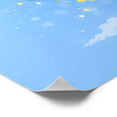 Lass Liebe wachsen - Sonnenblume Poster (Ecke)