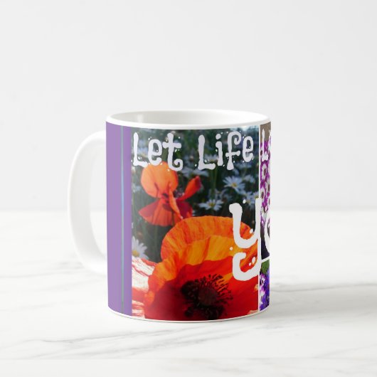 Lass Life-Liebe Sie Inspiration und Tasse (Vorderseite Links)