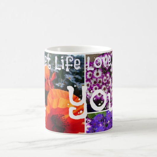 Lass Life-Liebe Sie Inspiration und Tasse (Mittel)