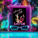 Lass Lit Funny Adult Birthday Cocktail Party Poster<br><div class="desc">Funny Adult 30. Geburtstag Lasst uns sehen - Hang etwas Party Magie! Unser Poster bringt die Giraffe des Party zum Leben und trinkt Flamingo,  was eine visuell atemberaubende Darstellung verspricht,  die man nicht ignorieren kann. Handgezeichnete Kunst. Design erstellt durch ©WhimsicalArtwork™ Dies ist Teil einer kompletten Geburtstagsparty Suite</div>