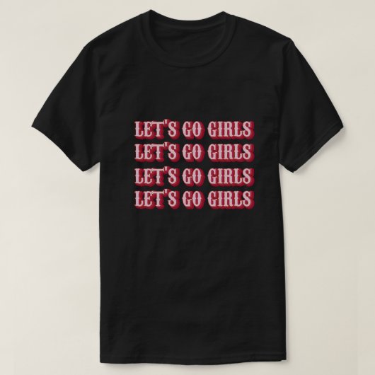 lass los Mädchen 2 T-Shirt (Design vorne)