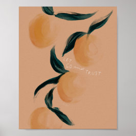 "Lass los und vertraue" Poster