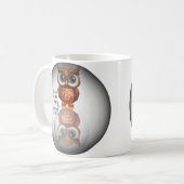 Lass macht das Owl wieder groß Kaffeetasse (Vorderseite Links)