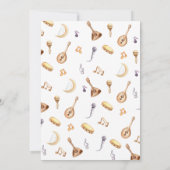 Lass macht Lärm afrikanischer Tiere Kinderdusche Einladung (Rückseite)