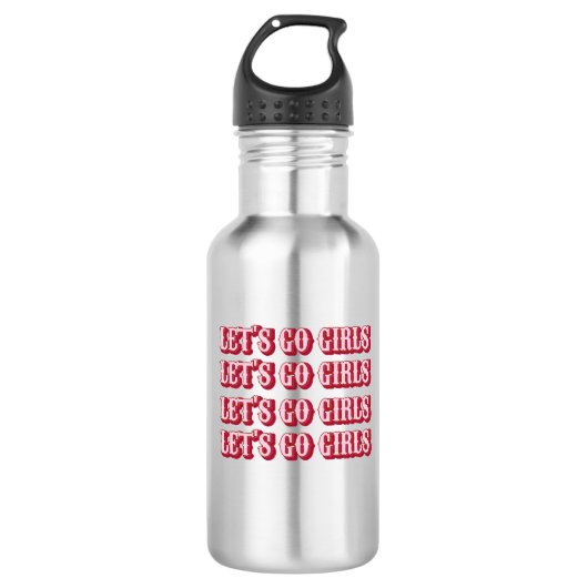 lass Mädchen 2 Edelstahlflasche (Vorderseite)