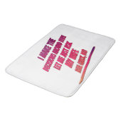 Lass Me Just Frag Meine Ehefrau - Husband Funny Sp Badematte (Schrägansicht)