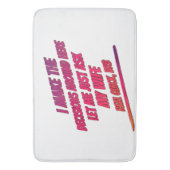 Lass Me Just Frag Meine Ehefrau - Husband Funny Sp Badematte (Vorderseite Vertikal)