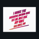 Lass Me Just Frag Meine Ehefrau - Husband Funny Sp Postkarte<br><div class="desc">Lass Me Just Frag Meine Ehefrau - Husband Funny Spaß Spaß</div>