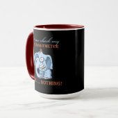 Lass Me Karo My GiveAShitMeter Tasse (Vorderseite Links)