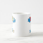 Lass Me Soar - Autismus Awareness Puzzle Ballon Kaffeetasse (Mittel)