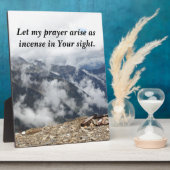 Lass mein Gebet als Weisung auf Fotoplatte (Seite)