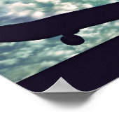 Lass meine Räder zum Fliegen Poster (Ecke)