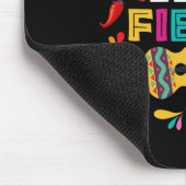 Lass mexikanisches Fiesta Cinco De Mayo Party farb Mousepad (Ecke)
