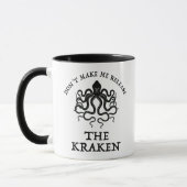 Lass mich den Kraken nicht freilassen Tasse (Links)