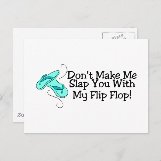 Lass mich dich nicht mit meinem Dreh Flop 1 übertr Postkarte (Vorne/Hinten)