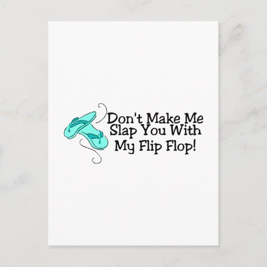 Lass mich dich nicht mit meinem Dreh Flop 1 übertr Postkarte (Vorderseite)