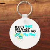 Lass mich dich nicht mit meinem Dreh-Flop übertünc Schlüsselanhänger (Vorderseite)