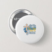 Lass mich dir von meinem Jesus erzählen, Christlic Button (Vorne & Hinten)