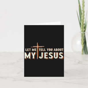 Lass mich dir von meinem Jesus-Shirt erzählen, chr Karte