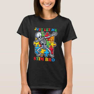 Lass mich einfach stim Bro Vintage Dab Skelett Aut T-Shirt