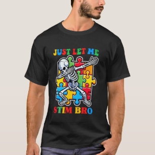 Lass mich einfach stimmen Bro Vintage Dab Skelett T-Shirt