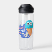 Lass mich Eis schmelzen Trinkflasche (Rückseite)