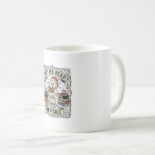 Lass mich in Frieden lesen Geist Büchernarr Hallow Kaffeetasse (VorderseiteRechts)