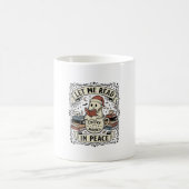 Lass mich in Frieden lesen Geist Büchernarr Hallow Kaffeetasse (Mittel)