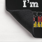 Lass mich in Ruhe, ich bin Deutscher Lustiger St. Mousepad (Ecke)