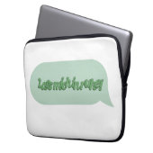 Lass mich in Ruhe! Laptopschutzhülle (Vorderseite Links)
