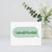 Lass mich in Ruhe! RSVP Karte (Stehend Vorderseite)