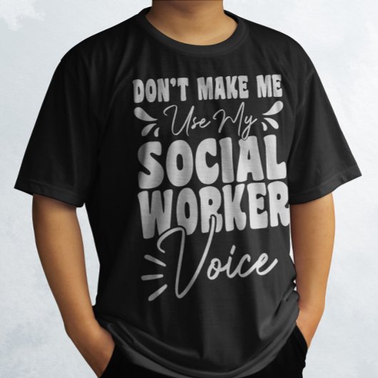 Lass mich meine Stimme der Sozialarbeiter nicht lu T-Shirt