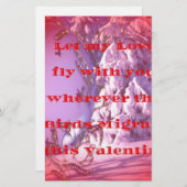 Lass mich mit dir zu valentine.png briefpapier (Vorne/Hinten)