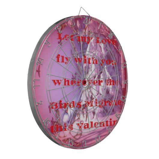 Lass mich mit dir zu valentine.png dartscheibe (Vorderseite Links)