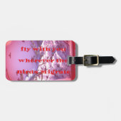 Lass mich mit dir zu valentine.png gepäckanhänger (Vorderseite horizontal)