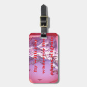 Lass mich mit dir zu valentine.png gepäckanhänger (Vorderseite vertikal)