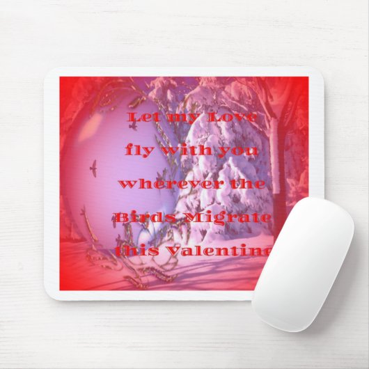 Lass mich mit dir zu valentine.png mousepad (Mit Mouse)