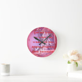 Lass mich mit dir zu valentine.png runde wanduhr (Zuhause)